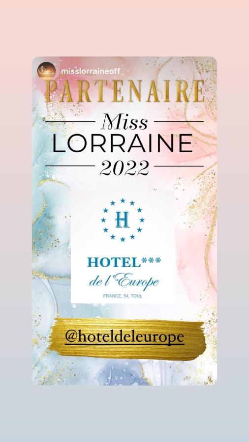 Hotel De L'Europe Toul Exterior photo